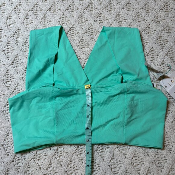 NWT L*Space Parker Swim‎ Top – Mint Green Size L NWT - Picture 4 of 5